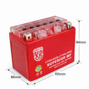 باطری موتور سیکلت 12 ولت 7 آمپر پهن KH POWER